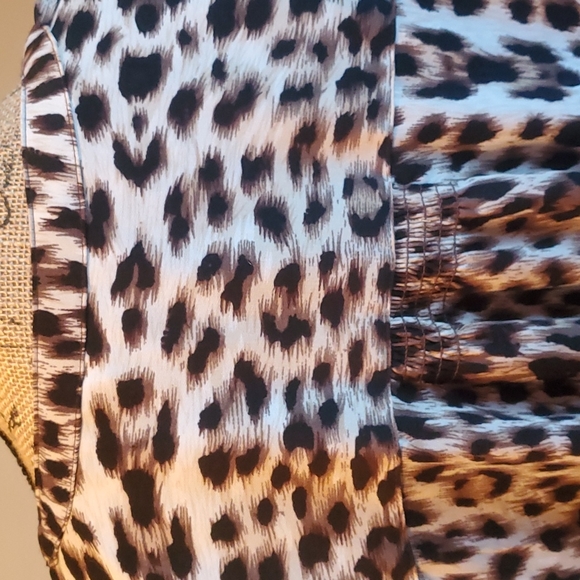 Croft & Barrow leopard print blouse. Size 2X - Picture 5 of 13